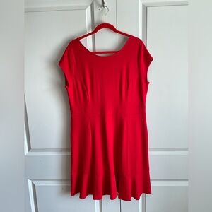 Loft Ponte Fit Flare Dress